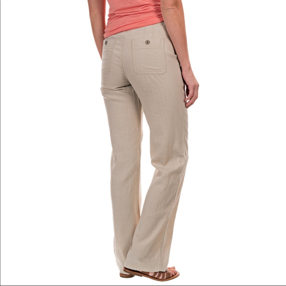Royal Robbins Panorama Linen Pant size 2 NWT Tan